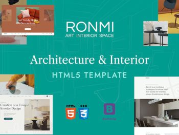 Ronmi - Interior Design & Architecture HTML5 Templ Yazı Tipi
