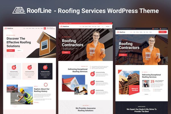 RoofLine - Roofing Services WordPress Teması