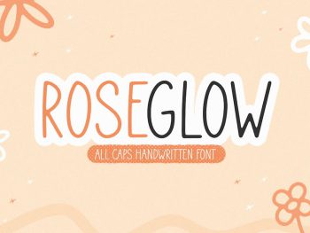 Roseglow - HandwrittenFont Yazı Tipi