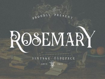 Rosemary Vintage Serif Yazı Tipi