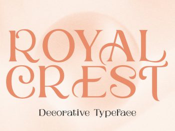Royal Crest - Decorative Typeface Yazı Tipi