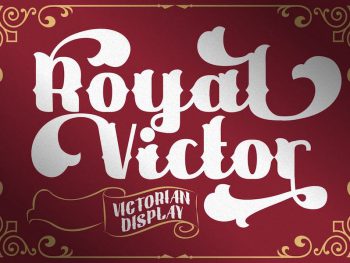 Royal Victor - Victorian Display Font Yazı Tipi