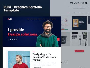 Rubi - Creative Portfolio Template Yazı Tipi