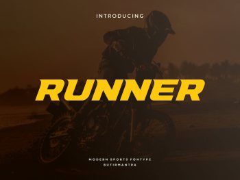 Runner - Sport Font Yazı Tipi