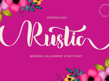 Rustic Wedding font Yazı Tipi