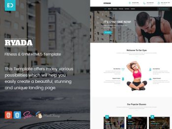 Ryada - Fitness & GYM HTML Landing Page Template Yazı Tipi