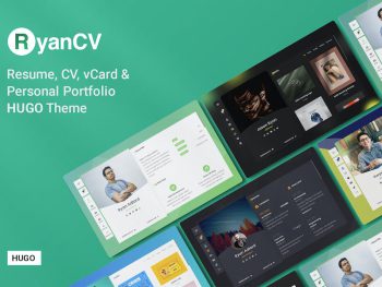 RyanCV - Personal Portfolio Resume Hugo Theme Yazı Tipi