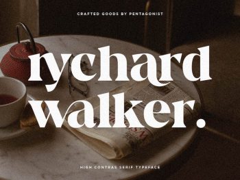 Rychard Walker | Modern Serif Font Yazı Tipi