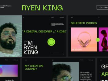 Ryen King - Personal CV/Resume WordPress Teması
