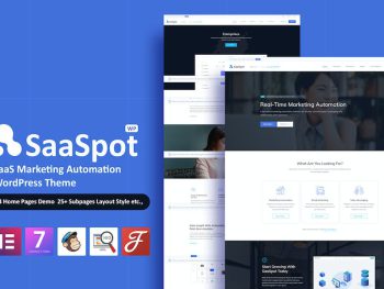 SaaSpot - SaaS Marketing Automation Theme WordPress Teması