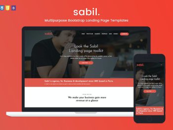 Sabil - Multipurpose Landing Page Templates Yazı Tipi