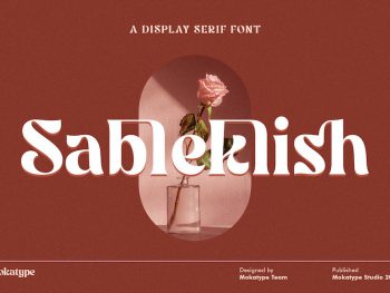 Sableklish -Display Serif Yazı Tipi