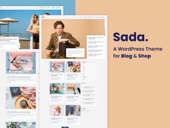 Sada - A For Blog & Shop WordPress Teması