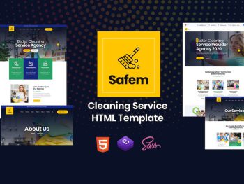 Safem - HTML Template for Cleaning Service Yazı Tipi