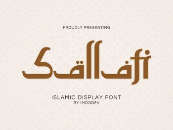 Sallafi - Arabic Font Style Yazı Tipi