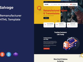 Salvage - Remanufacturer HTML Template Yazı Tipi