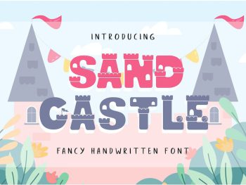 Sand Castle | Fancy Handwritten Font Yazı Tipi