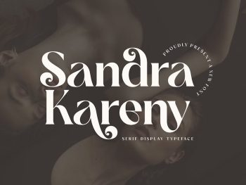 Sandra Kareny Modern Serif Yazı Tipi