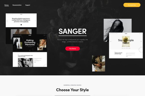 Sanger WordPress Teması