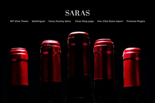 Saras - Wine WordPress Teması