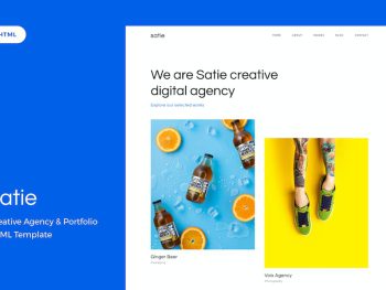 Satie - Creative Agency & Portfolio HTML Template Yazı Tipi