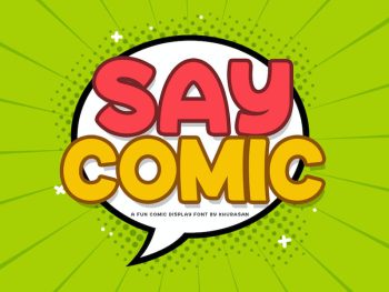 Say Comic Yazı Tipi