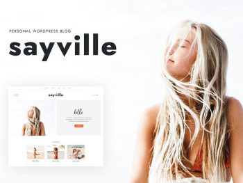 Sayville -  Blog Theme WordPress Teması