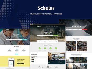 Scholar - Multipurpose Directory Template Yazı Tipi