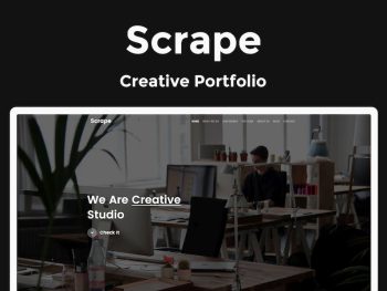 Scrape - Creative Portfolio Template Yazı Tipi