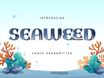 Seaweed | Fancy Handwritten Font Yazı Tipi