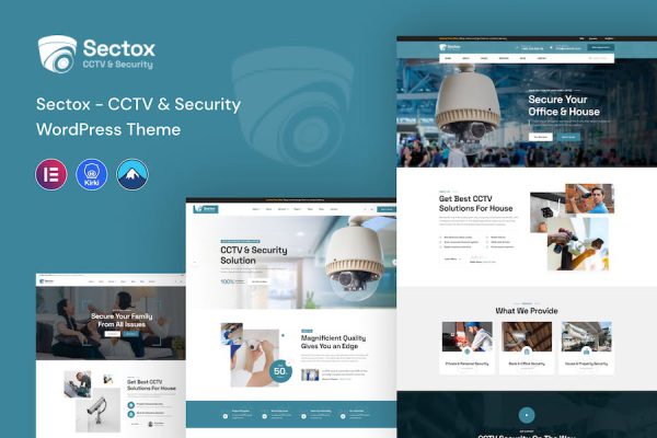 Sectox - CCTV & Security WordPress Teması