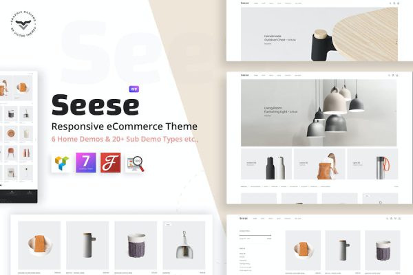 Seese - Responsive eCommerce Theme WordPress Teması