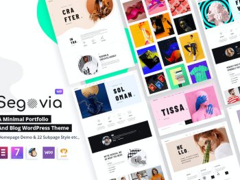 Segovia - A Minimal Portfolio And Blog Theme WordPress Teması