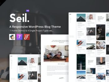 Seil - A Responsive  Blog Theme WordPress Teması