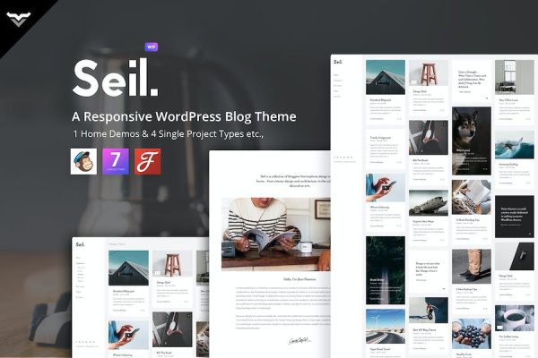 Seil - A Responsive  Blog Theme WordPress Teması