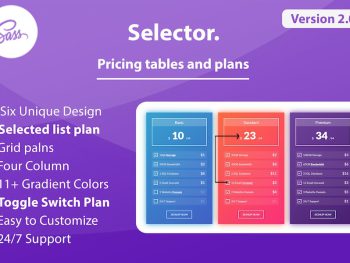 Selector - HTML Pricing Tables and Plans Yazı Tipi