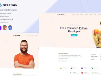 Selfown - Personal Portfolio Bootstrap 5 Template Yazı Tipi