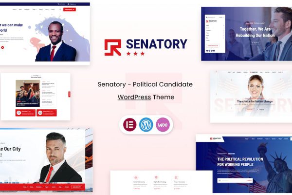 Senatory - Political Candidate WordPress Teması