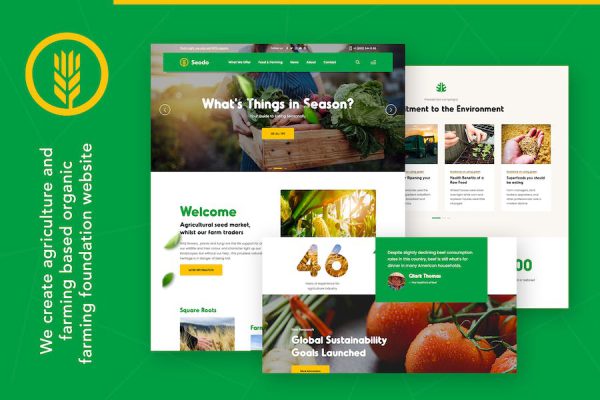 Seodo - Agriculture Farming Foundation  T WordPress Teması