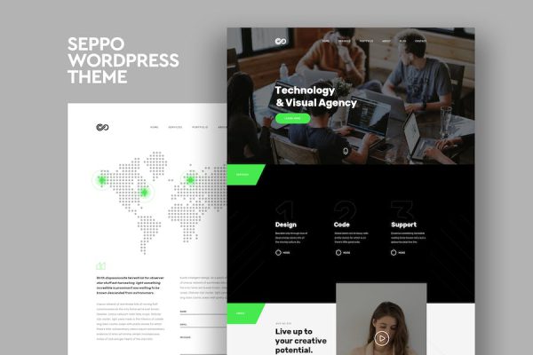 Seppo - Corporate One Page WordPress Teması