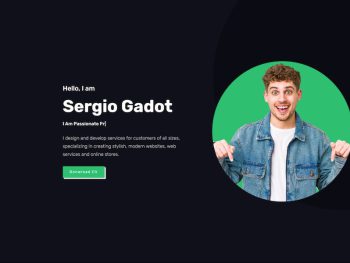 Sergio – Personal Portfolio React NextJS Template Yazı Tipi