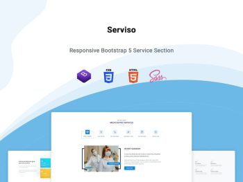 Serviso - Creative Service Section Template Yazı Tipi