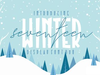 Seventeen Winter - Font Duo Yazı Tipi