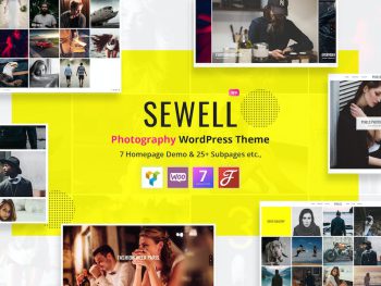 Sewell - Photography WordPress Teması