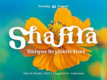 Shafira - Unique Stylistic Font Yazı Tipi