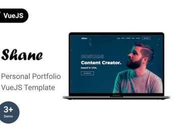 Shane - Personal Portfolio VueJS Template Yazı Tipi