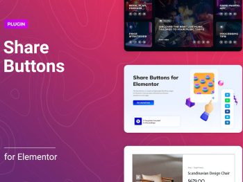 Share Buttons for Elementor WordPress Eklentisi