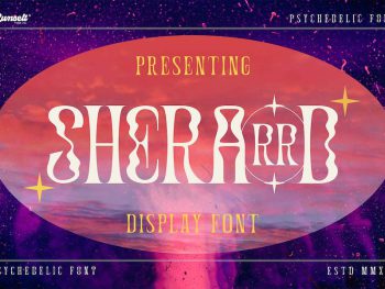 Sherarrd - Modern Futuristic Font Yazı Tipi