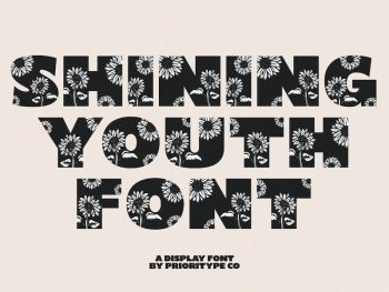 Shining Youth – Display Font Yazı Tipi