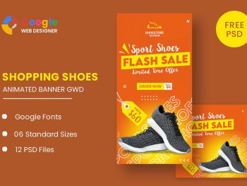 Shoes HTML5 Banner Ads GWD Yazı Tipi